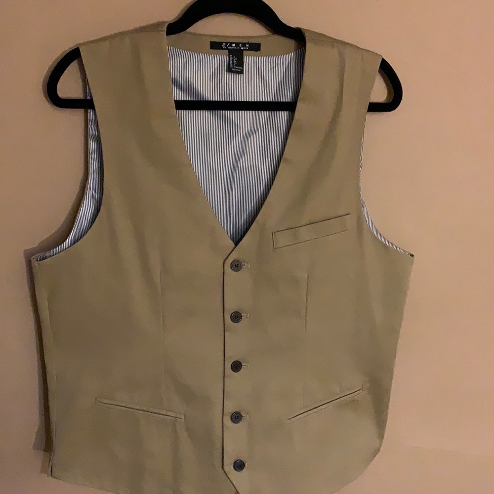 Beige 21 Men vest